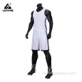 OEM aangepast blanco basketbaluniform te koop